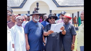 Tour of Ohafia LGA by Former Mayor Chief Dr David Onuoha and New Mayor Chief Eleanya Kalu [upl. by Gnut]