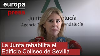 La Junta rehabilita e ilumina el edificio Coliseo con un ahorro del 78 de su gasto energético [upl. by Pazice356]