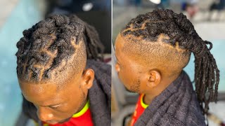 Easiest men dreadlocks style tutorialsubscribehairstylesdreadlocksnaturalhairstylescoiffurelocs [upl. by Ferdinand552]