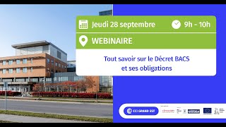 Webinaire  Tout savoir sur le Décret BACS et ses obligations [upl. by Thissa]