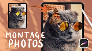 Photos montage sur Procreate  Tuto facile [upl. by Uriisa616]