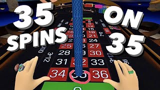 Finding the best roulette number  pokerstars vr [upl. by Nodle]