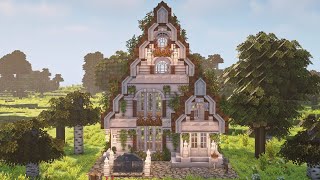 minecraft je 1122 build  🕯️ part 2 autumn soft cottage  miniaturia amp cocricot mod [upl. by Tisdale]