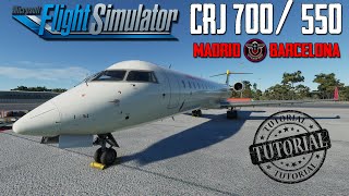 El mejor avión de momento para FS2020 CRJ 700550 AEROSOFT [upl. by Nallek]