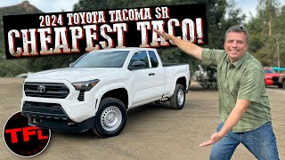 I Drive the CHEAPEST New 2024 Toyota Tacoma 4x4  First Drive Review [upl. by Binette]