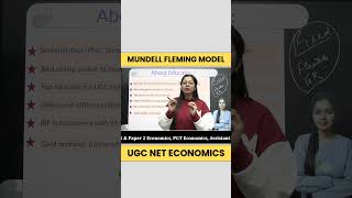 Mundell Fleming Model in Hindi  Ugc Net Economics By Simranjit Kaur shorts [upl. by Reynold932]