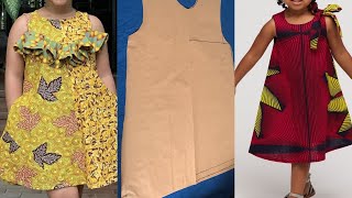 How to draft A LIne dress for female child [upl. by Diraf]