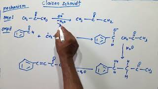 Claisen schmidt reaction with mechanism [upl. by Atled]