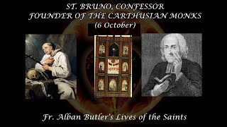 St Bruno Founder of the Carthusian Monks 6 October Butlers Lives of the Saints [upl. by Neibaf987]