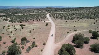 Perkinsville Rd to Jerome Arizona  4K Scenic [upl. by Karmen]