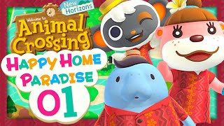 ANIMAL CROSSING HAPPY HOME PARADISE EPISODE 1  ON A UN NOUVEAU TRAVAIL  DLC ACNH NINTENDO SWITCH [upl. by Aliuqahs]