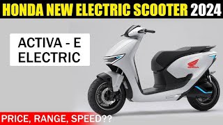 Honda Electric Scooter Lunch Soon ⚡️Range  Price Speed l Activa Electric Scooter [upl. by Hnim443]