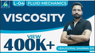 Fluid Mechanics  Module 1  Viscosity Lecture 4 [upl. by Anilos740]