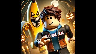 IM RUNNING FROM THE HAUNTED BANANA  Roblox BANANA EATS  Halloween Special  by MrWink4444 [upl. by Price]