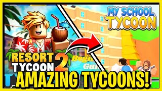 Top 7 AMAZING Roblox Tycoon Games To Try [upl. by Bertsche761]