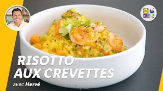 Risotto aux crevettes  Lidl Cuisine [upl. by Sedlik201]