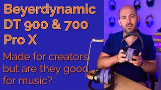 AWESOME headphones for creating and gaming Beyerdynamic DT 900 amp 700 Pro X review [upl. by Hooker]