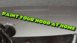 HOW TO PAINT A HOOD AT HOME [upl. by Seyer942]