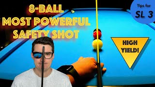 8Ball Safety shot you MUST know as a beginner Quick Tip [upl. by Anaerb]