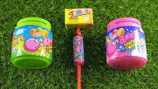 Oddly Satisfying  ASMR Lolipop Bubble Gum Candy Unboxing asmr satisfying bubblegum candy [upl. by Aggi]