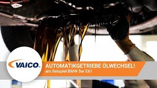 Automatikgetriebe Ölwechsel am BMW 5er E61 ZF6HP26 mit Expert Kits – V202089 [upl. by Teeniv]