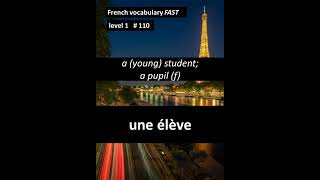 A STUDENT f  UNE ÉLÈVE french [upl. by Gerty]