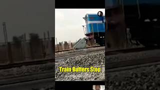 What is the use of train buffer stop amazingfacts trainindianrailways tubemapseatrainshots [upl. by Panther906]