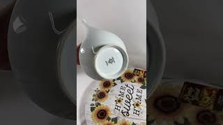 Vintage New NORITAKE Savannah 2031 Platinum Rim Floral Coffee Pot amp Lid Discontinued [upl. by Vashtee223]