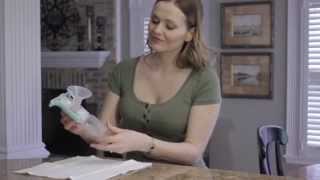 One Hand Manual Breast Pump  Purely Yours  Ameda  Spanish [upl. by Dennet290]