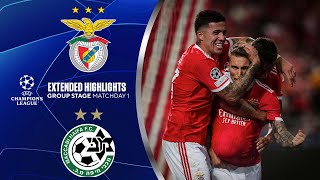 Benfica vs Maccabi Haifa Extended Highlights  UCL Group Stage MD 1  CBS Sports Golazo [upl. by Okorih]