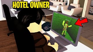 Hotel Owner Had CAMERAS He TRAPPED Hotel Guests Roblox [upl. by Neelyar]