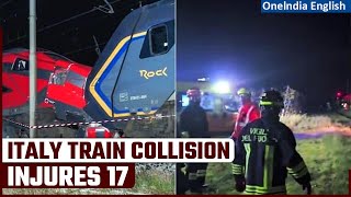 Italy HeadOn Train Collision Leaves 17 Injured  Series Of Railway Tragedies  Oneindia News [upl. by Libre]