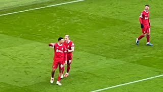 Liverpool Fans React To Trent’s Goal Against Man City [upl. by Yborian]