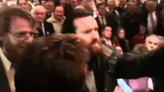 Man gives tirade to Enda Kenny at meeting in Leitrim [upl. by Drofdarb]