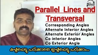 Parallel Lines and Transversal  Basic Maths [upl. by Eeima]