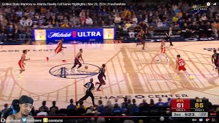 FlightReacts To HAWKS at WARRIORS  FULL GAME HIGHLIGHTS  November 20 2024 [upl. by Trautman]