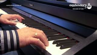 Roland HP506 digitale piano  Sound demo  Oostendorp Muziek [upl. by Ateiluj]