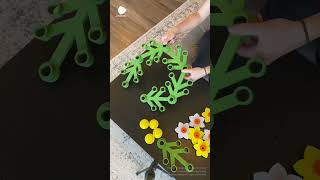 🌟Lets use 3D printer to redefine the way of decoration A huge Lego Wreath blooming colorfully🌟 [upl. by Chemash]