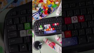 customised keyboard part 16 art acrylic drawing acrylicpaint artist acrylicpainting painting [upl. by Sara-Ann]