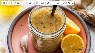 Homemade Greek Salad Dressing [upl. by Chaffinch]