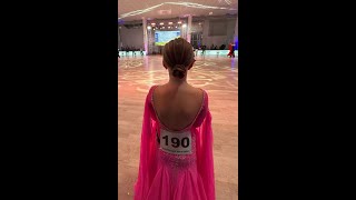 Kyiv Dance Stars 2024 Slow Waltz Олександра РуденкоOleksandra Rudenko Ladies Solo Freestyle [upl. by Sidras]