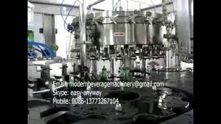 Perrier sparkling water filling production line Carbonated water filling machine [upl. by Annaitat284]