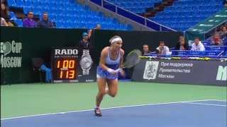 Svetlana Kuznetsova 2013 Kremlin Cup Hot Shot [upl. by Neall]