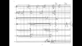 Gérard Grisey  Périodes w score for seven instruments 1975 [upl. by Kcirevam]