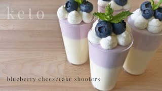 Keto Shooters  Blueberry Cheesecake [upl. by Urbanus838]