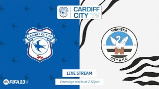 MATCHDAY LIVE  CARDIFF CITY vs SWANSEA CITY [upl. by Ocirred]