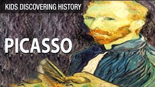 PABLO PICASSO  Kids Discovering History  History For Kids  Inventors History for Kids [upl. by Iredale607]