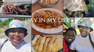 DAY IN MY LIFEJAMAICAN FOODSEA FOOD HELLSHIRE BEACH PORTMOREENJOYING LIFE [upl. by Natividad]