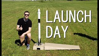 Falcon 9 Model Rocket Launch [upl. by Namqul]