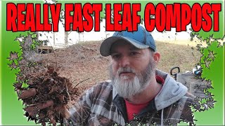 REALLY FAST LEAF COMPOST [upl. by Eliam683]